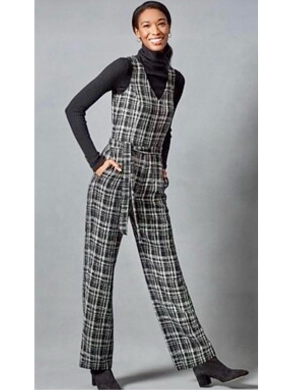 J. McLaughlin Holland Tweed Jumpsuit 6